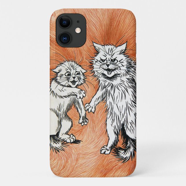 Capa Para iPhone 11 O fogo da mente, Louis Wain (Verso)