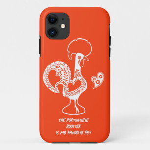 Capa Para iPhone 11 O Galo Português é o meu animal de estimação favor