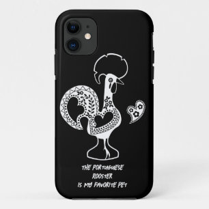 Capa Para iPhone 11 O Galo Português é o meu animal favorito