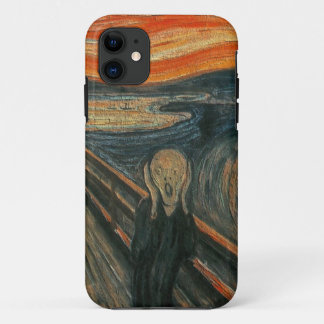 Capa Para iPhone 11 O Gritar (texturizado) de Edvard Munch
