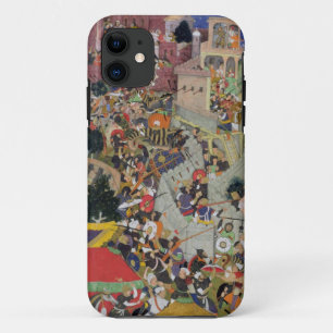 Capa Para iPhone 11 O imperador Akbar (r.1556-1605) dispara em Saimal