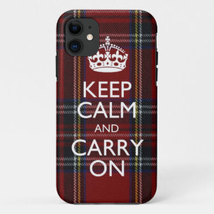 Capa Para iPhone 11 o iPhone 5 mantem a calma e continua o cobrir