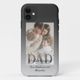 Capa Para iPhone 11 O maior Pai do mundo dia de os pais com foto