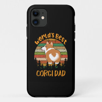 Capa Para iPhone 11 O melhor Pai Corgi do mundo