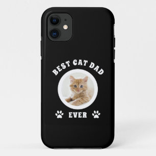 Capa Para iPhone 11 O Melhor Pai De Cat Personalizado De Foto