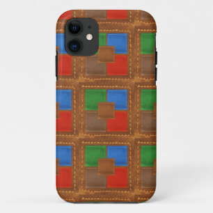 Capa Para iPhone 11 O olhar de couro elegante do artesão esquadra