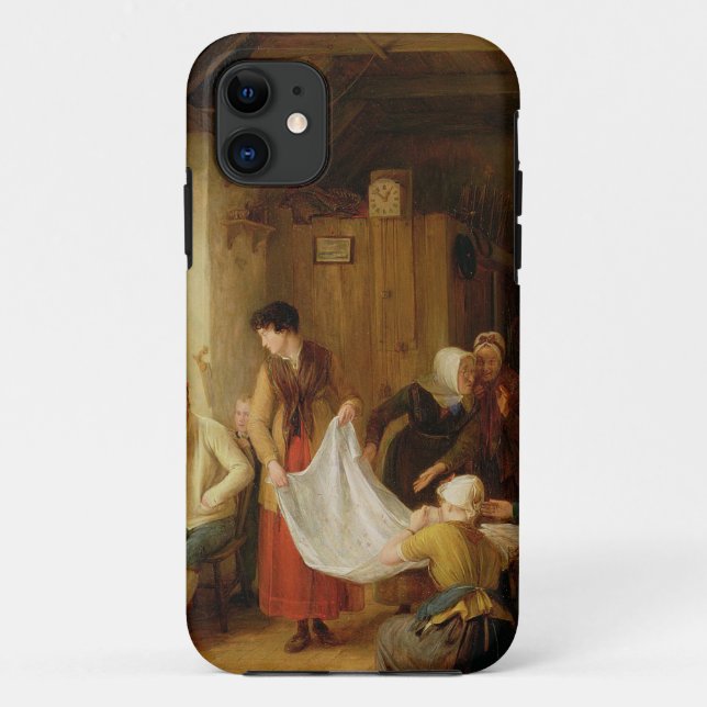 Capa Para iPhone 11 O Pedlar, 1814 (óleo no painel) (Verso)