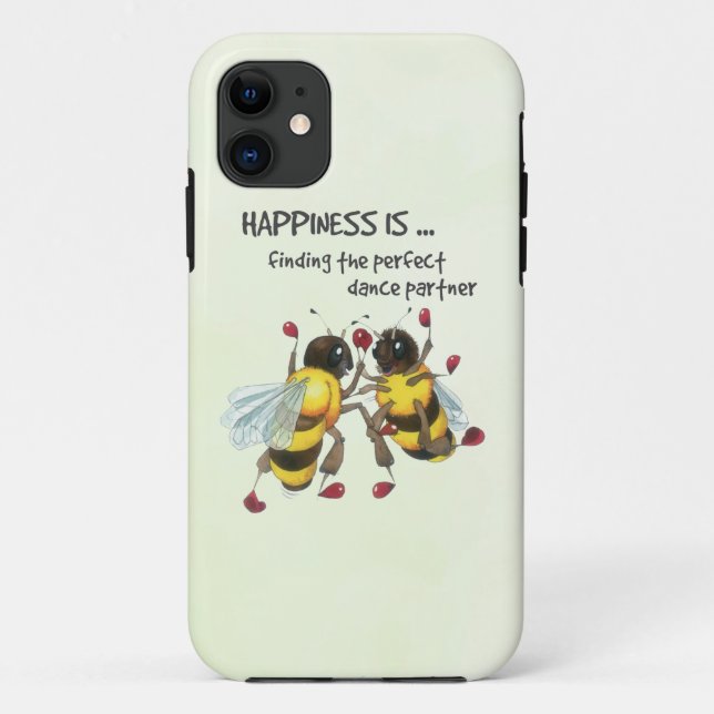 Capa Para iPhone 11 O perfeito parceiro de dança (Verso)