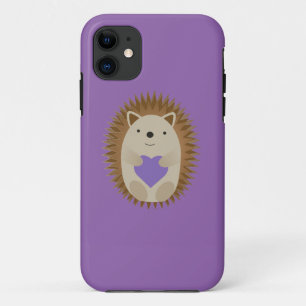 Capa Para iPhone 11 O porco-gato-do-mato-roxo
