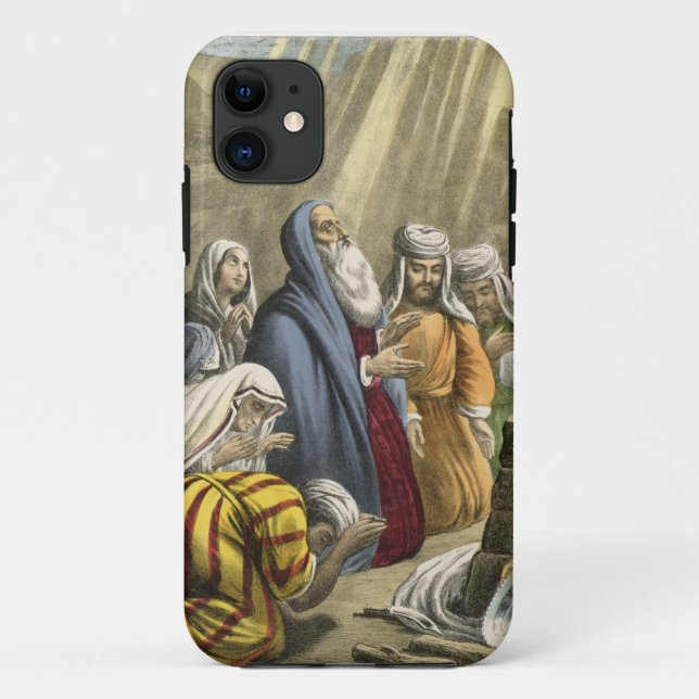 Capa Para iPhone 11 O sacrifício de Noah em deixar a arca, de uma (Verso)