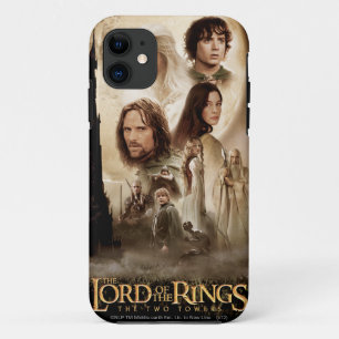 Capa Para iPhone 11 O Senhor dos Anéis: O Poster de Filme das Duas To