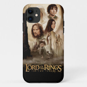 Capa Para iPhone 11 O Senhor dos Anéis: O Poster de Filme das Duas To