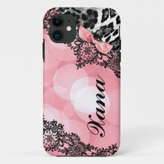 Capa Para iPhone 11 O sonho do leopardo de 311 pêssegos no falso do