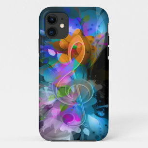 Capa Para iPhone 11 O splatter legal colorido bonito floresce as
