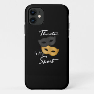 Capa Para iPhone 11 O Teatro É Meu Esporte  Presente de Lover de Teat