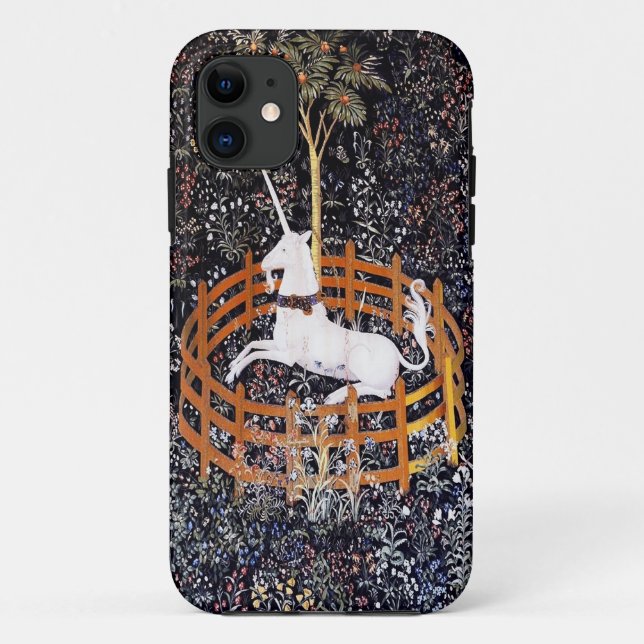 Capa Para iPhone 11 O Unicórnio em cativeiro (Verso)