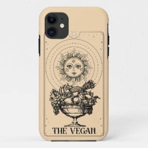 Capa Para iPhone 11 O Vegan estilizou frutas solares gravadas