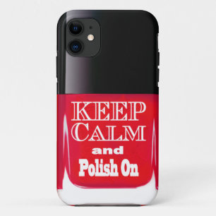 Capa Para iPhone 11 O vermelho mantem o caso calmo do iPhone 5 da
