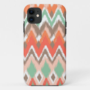Capa Para iPhone 11 O ziguezague asteca tribal da viga listra o teste