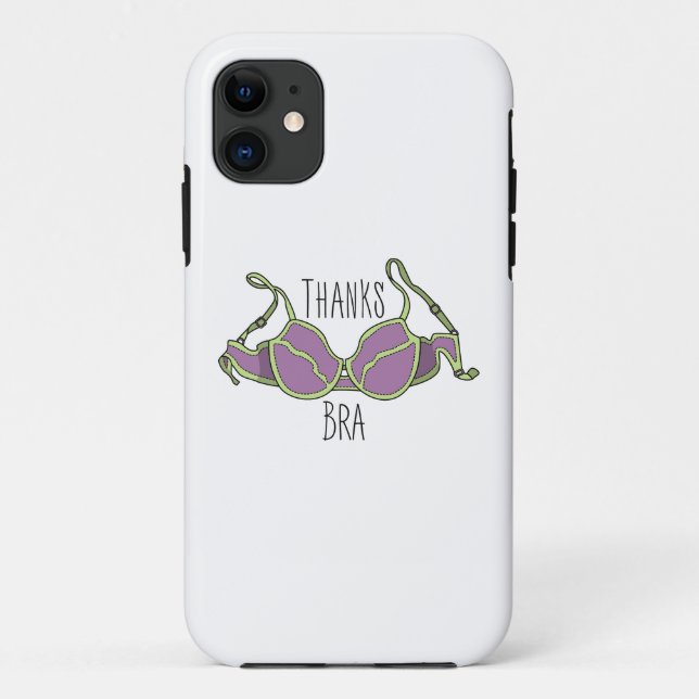 Capa Para iPhone 11 Obrigados Bra (Verso)