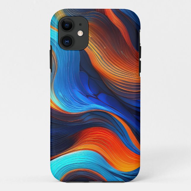 Capa Para iPhone 11 Ocean Lava "Oceanforge" (Verso)