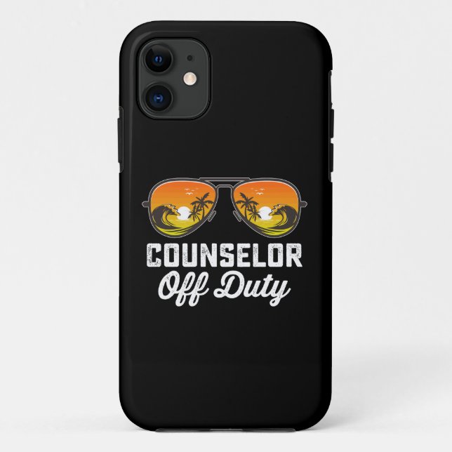 Capa Para iPhone 11 Óculos de Sol de Conselheiro Fora de Serviço Últim (Verso)