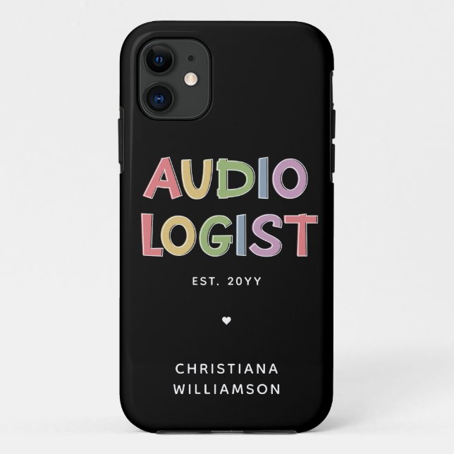 Capa Para iPhone 11 Oferta Personalizada de Audiologia para Graduação (Verso)