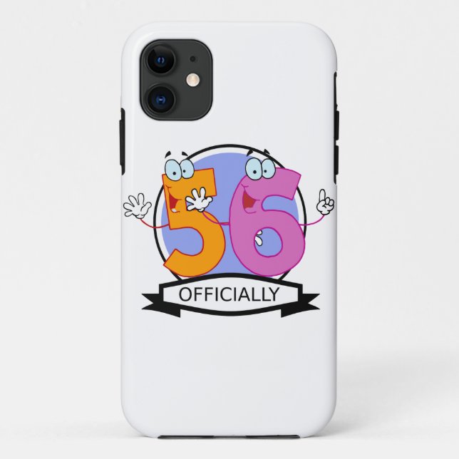 Capa Para iPhone 11 Oficialmente 56 Banner de Aniversário (Verso)