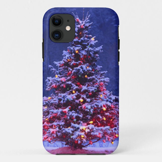 Capa Para iPhone 11 Oh árvore de Natal (Verso)
