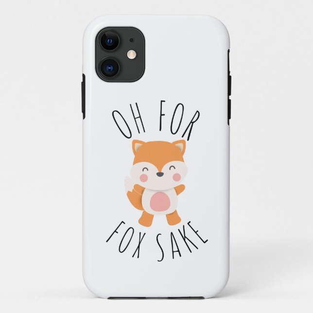 Capa Para iPhone 11 Oh para Fox Sake Square (Verso)