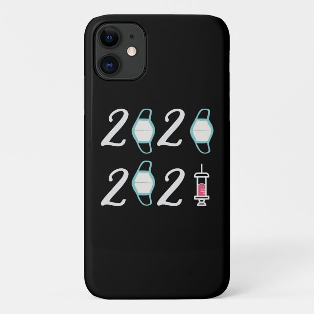 Capa Para iPhone 11 Olá 2021 Adeus 2020 - Finalmente acabou (Verso)