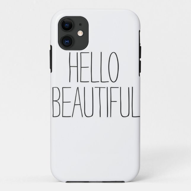Capa Para iPhone 11 Olá! caso bonito de Iphone 5 (Verso)