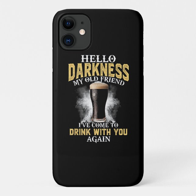 Capa Para iPhone 11 Olá Escuridão Meu Velho Amigo (Verso)