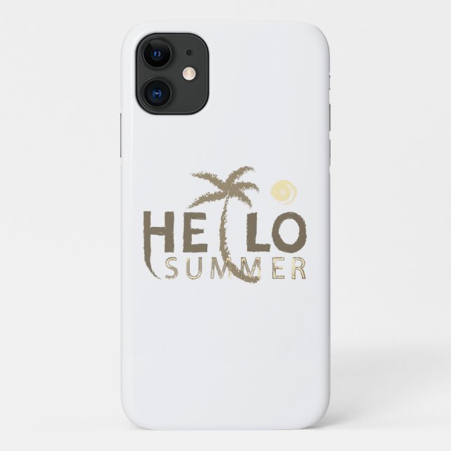 Capa Para iPhone 11 Olá Summer (Verso)