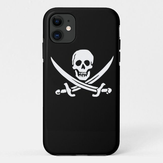Capa Para iPhone 11 Olho alegre do barco do navio da bandeira de (Verso)