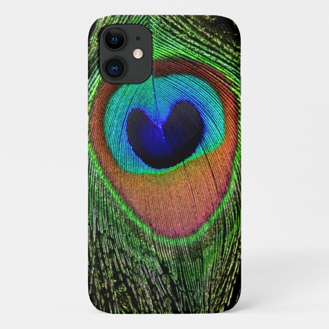 Capa para iPhone 11 Olho de Pavão (Verso)