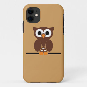 Capa Para iPhone 11 olhos de coruja arame desenho animado animal