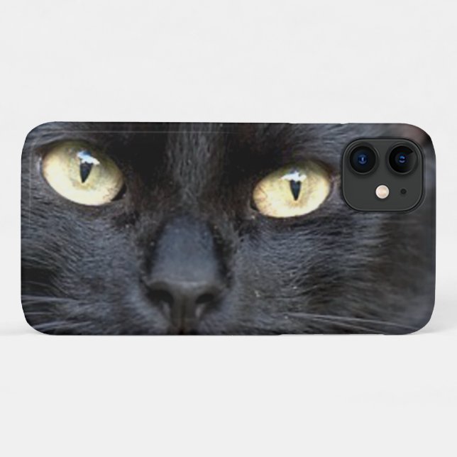Capa Para iPhone 11 Olhos de Gato (Verso (horizontal))