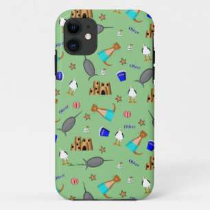 Capa Para iPhone 11 Oliver The Otter Summer Beach Vacntern