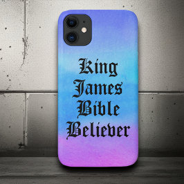 Capa Para iPhone 11 Ombre Christian Faith King James Bíblia Trust