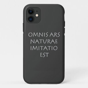 Capa Para iPhone 11 Omnis ars naturae imitatio est