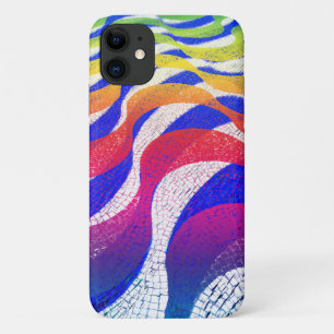 Capa Para iPhone 11 Ondas coloridas
