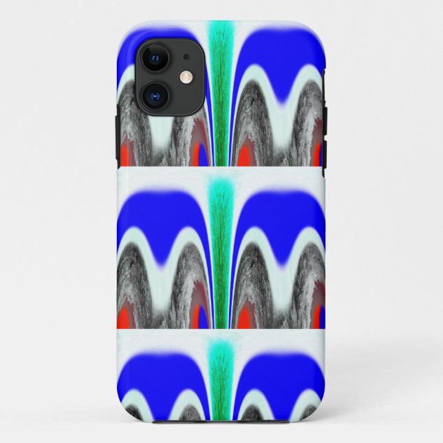 Capa Para iPhone 11 Ondas incríveis (Verso)