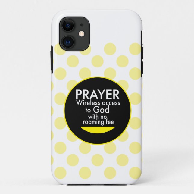 Capa Para iPhone 11 Oração - Sem fio (Verso)
