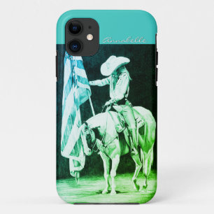 Capa Para iPhone 11 Orações de Stampede (teal)