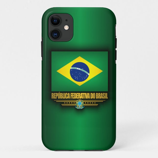 Capa Para iPhone 11 Orgulho Brasileiro (Verso)