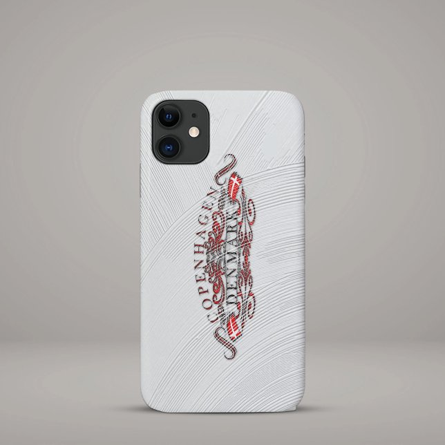 Capa Para iPhone 11 Orgulho de Copenhaga (Criador carregado)