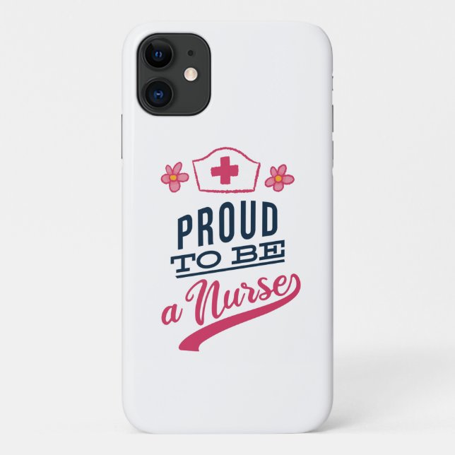 Capa Para iPhone 11 Orgulho de ser enfermeira (Verso)