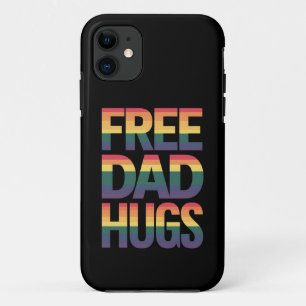 Capa Para iPhone 11 Orgulho gay Mês Orgulhoso de Abraços de Pai Livre