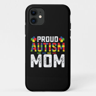 Capa Para iPhone 11 Orgulhosa Mãe Autista Conscientização Família Auti